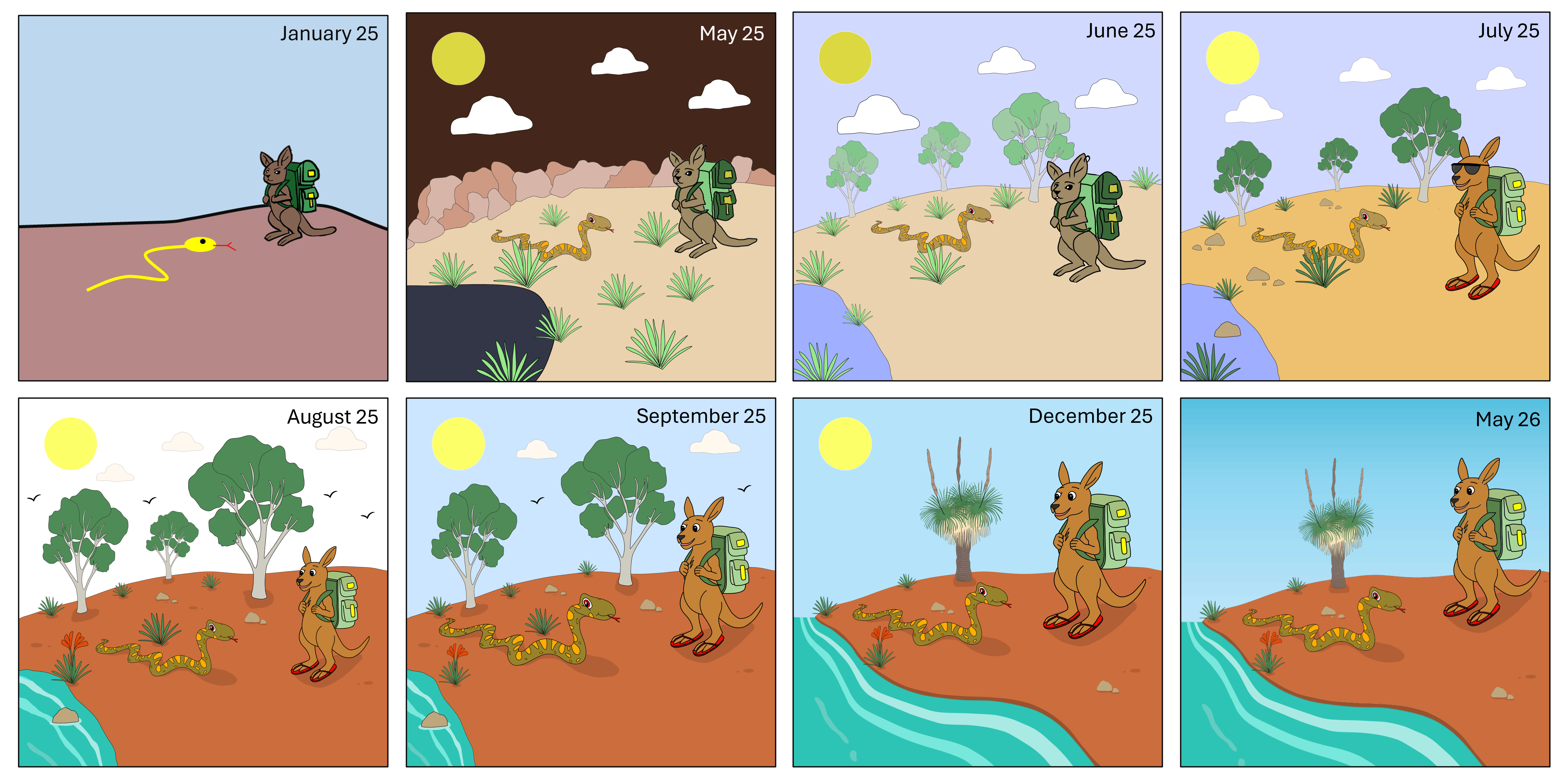 Backgrounds and colour scheme
